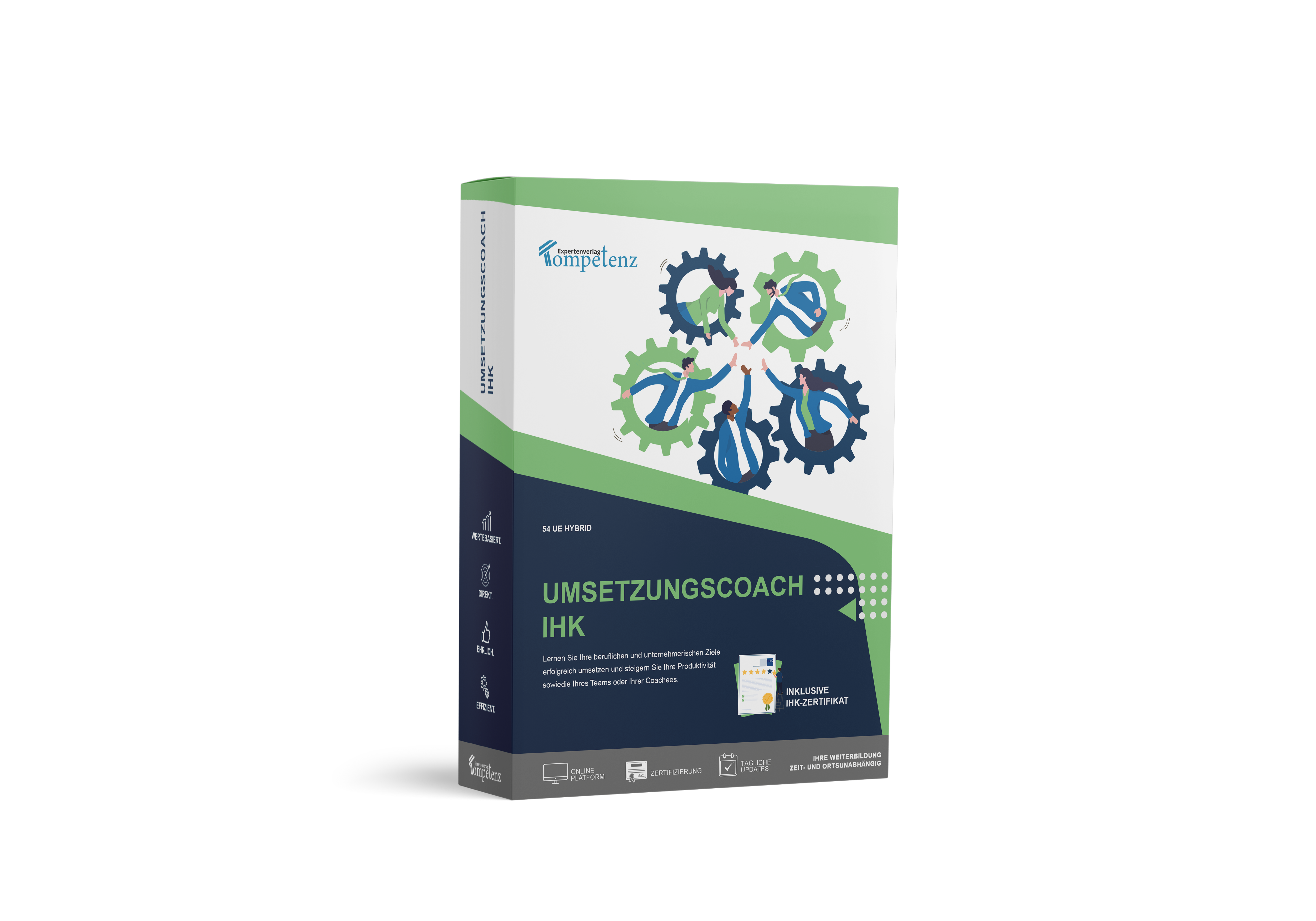 Mockup des Kurses Umsetzungscoach IHK